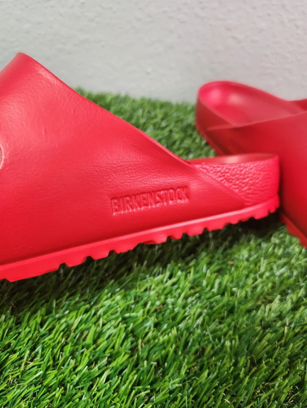 Birkenstock Arizona Essentials Slide-On Sandal Red NEW waterproof Men Size 11